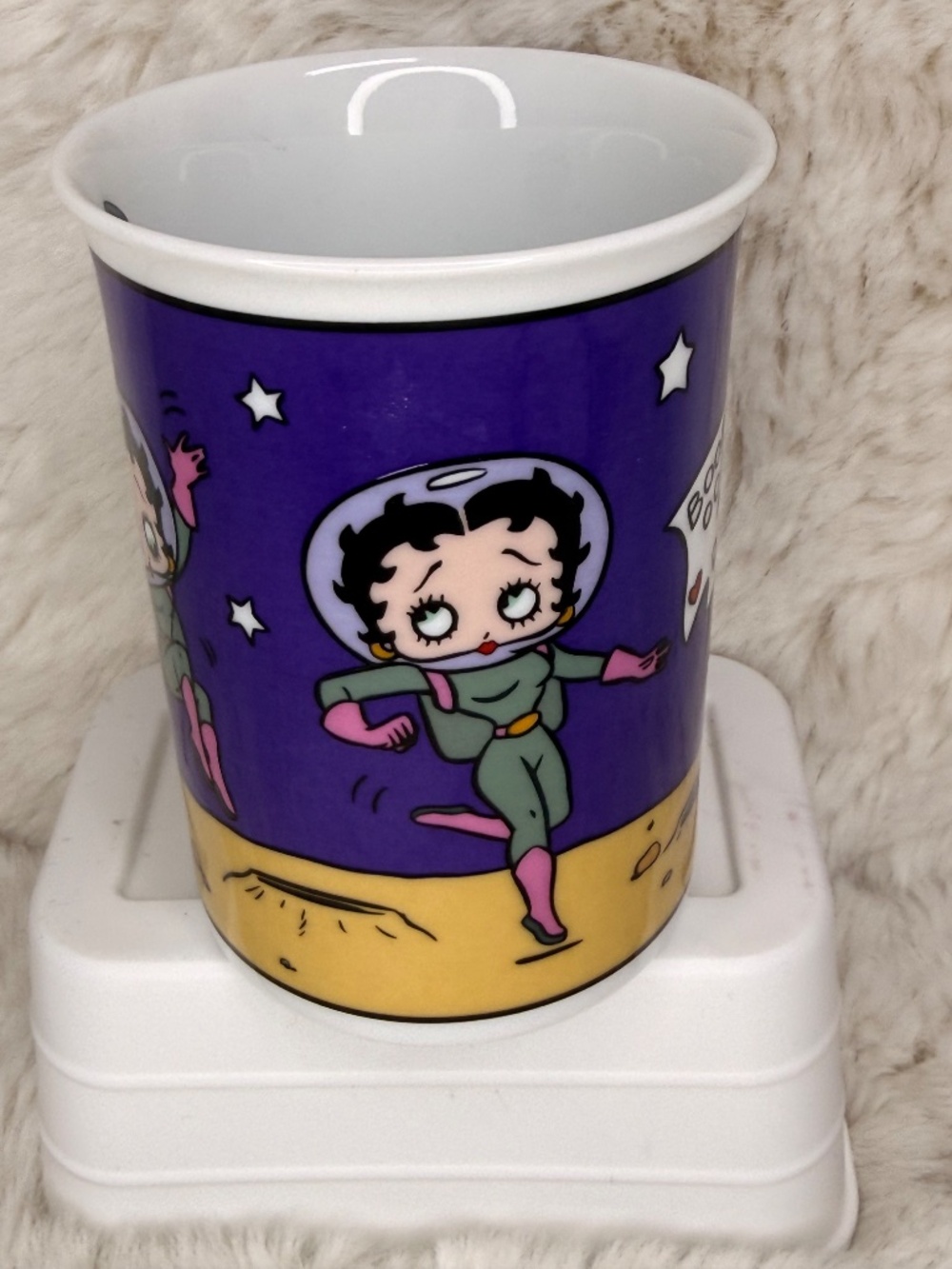 Betty Boop Coffee Cup/Mug "One Small Step For Betty" Astronaut Danbury Mint - Picture 4 of 8